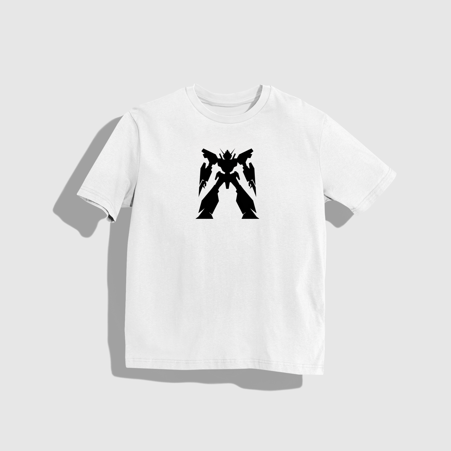 optimus prime - Round Neck Drop Shoulder Graphic Printed Oversized Cotton T-shirt