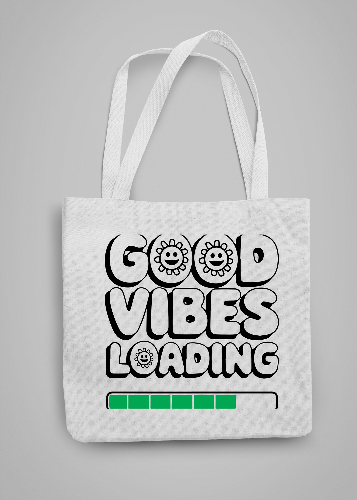 Good vibes loading by MIGA carry Bags