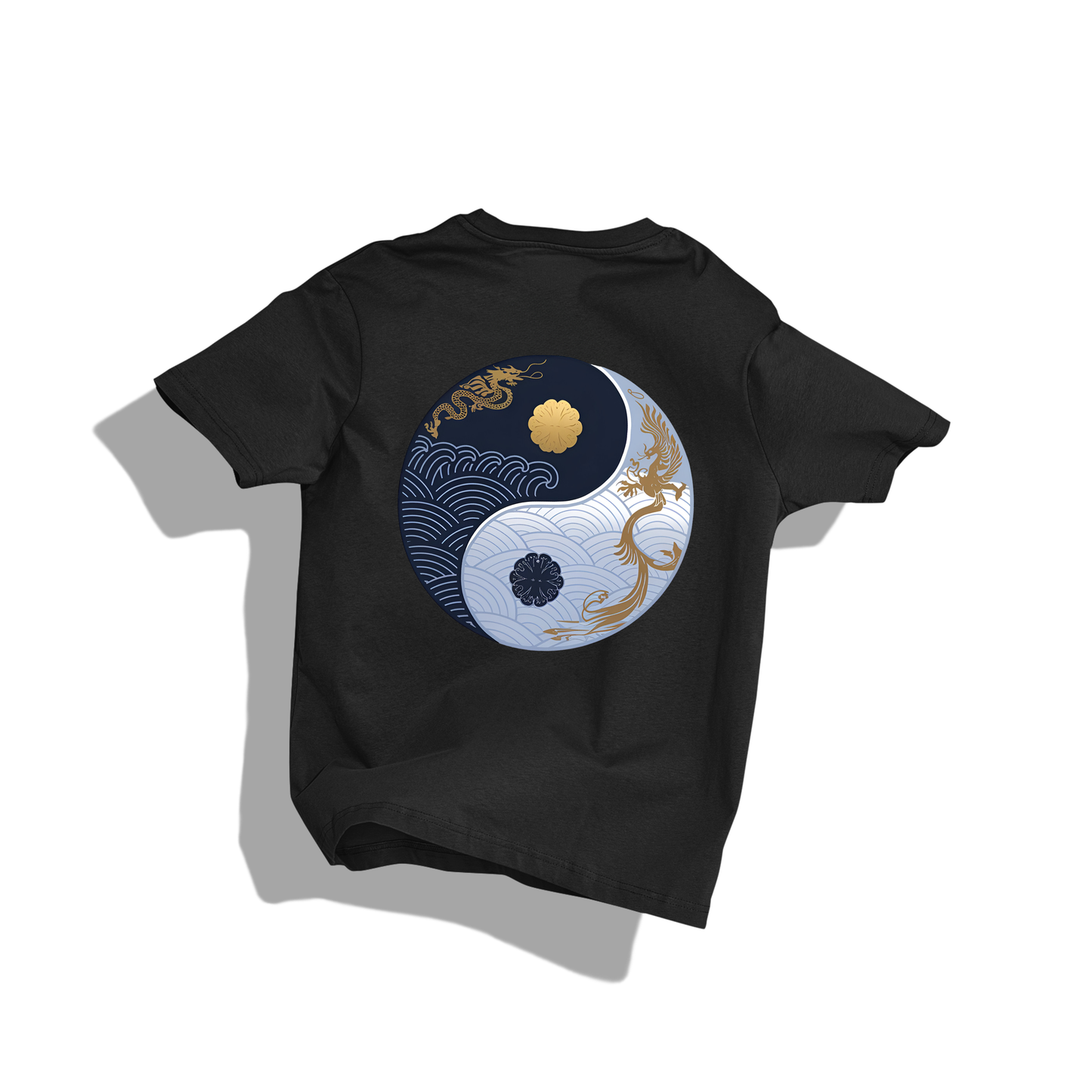 RASB's CHI T-Shirt Design - Round Neck Drop Shoulder Graphic Printed Oversized Cotton T-shirt