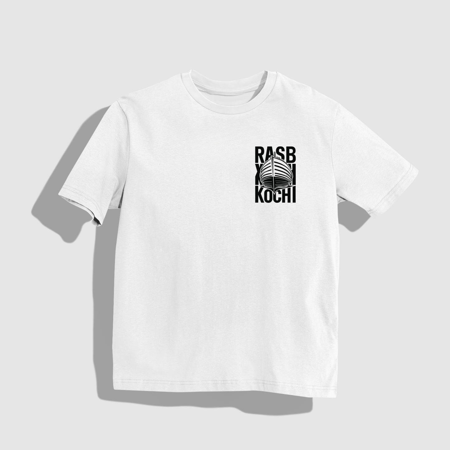 Nammde KOCHI | Round Neck Drop Shoulder Oversized | Cotton T-shirt