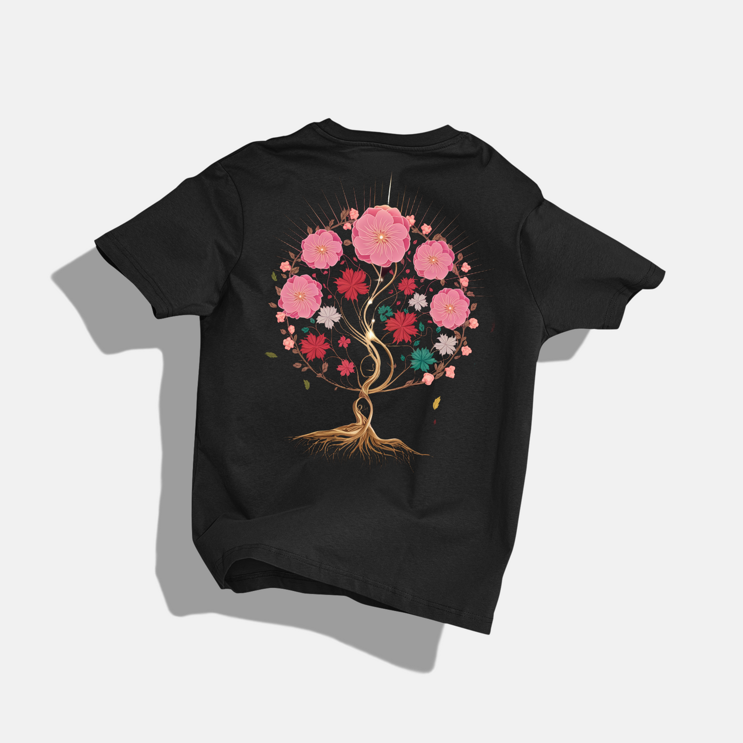 hayath qalb movie malayalam inspired - Round Neck Drop Shoulder Graphic Printed Oversized Cotton T-shirt