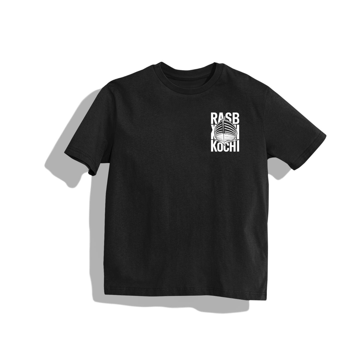 Nammde KOCHI | Round Neck Drop Shoulder Oversized | Cotton T-shirt