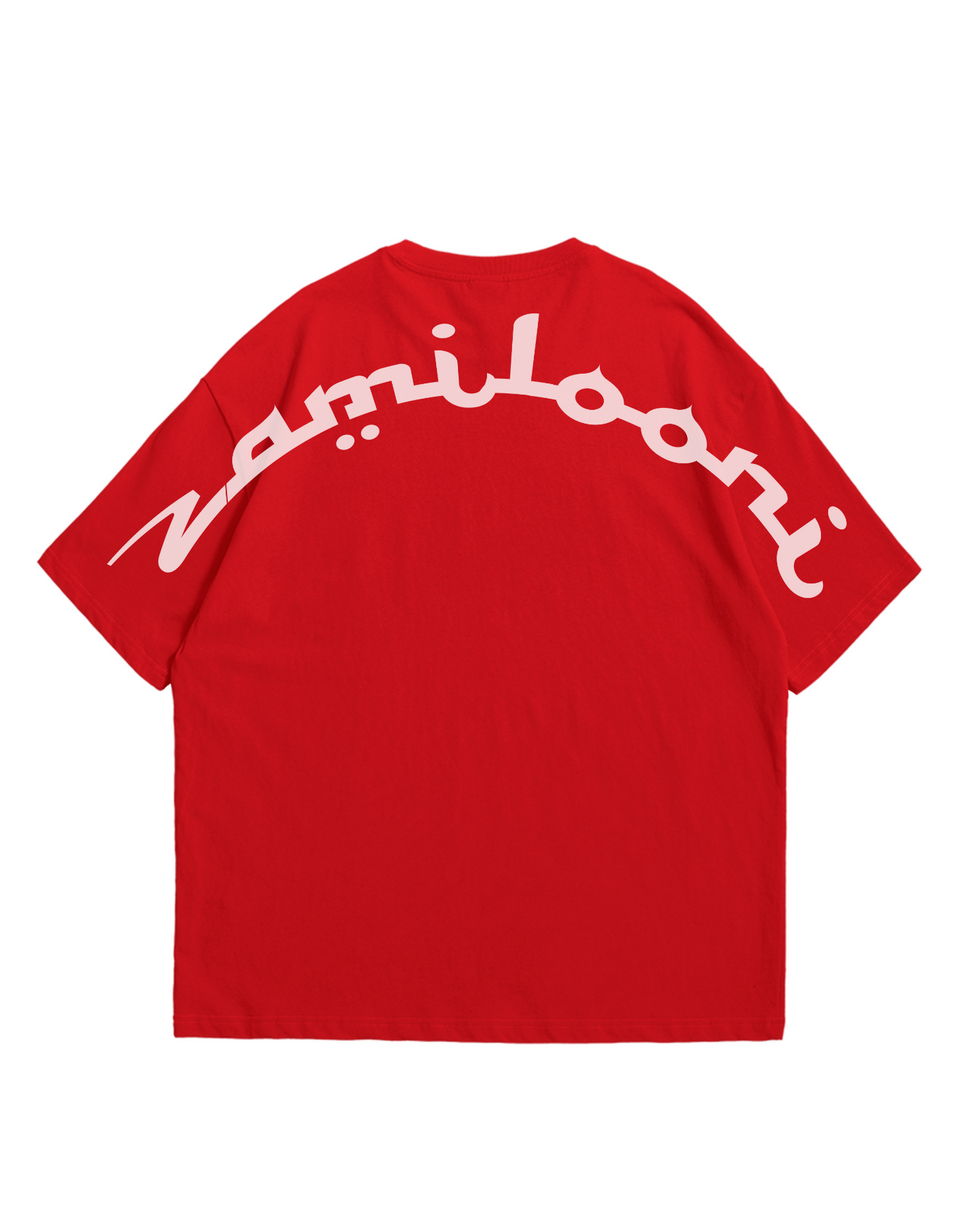 Zamilooni Round Neck Drop Shoulder Graphic Printed Oversized Premium Cotton T-shirt