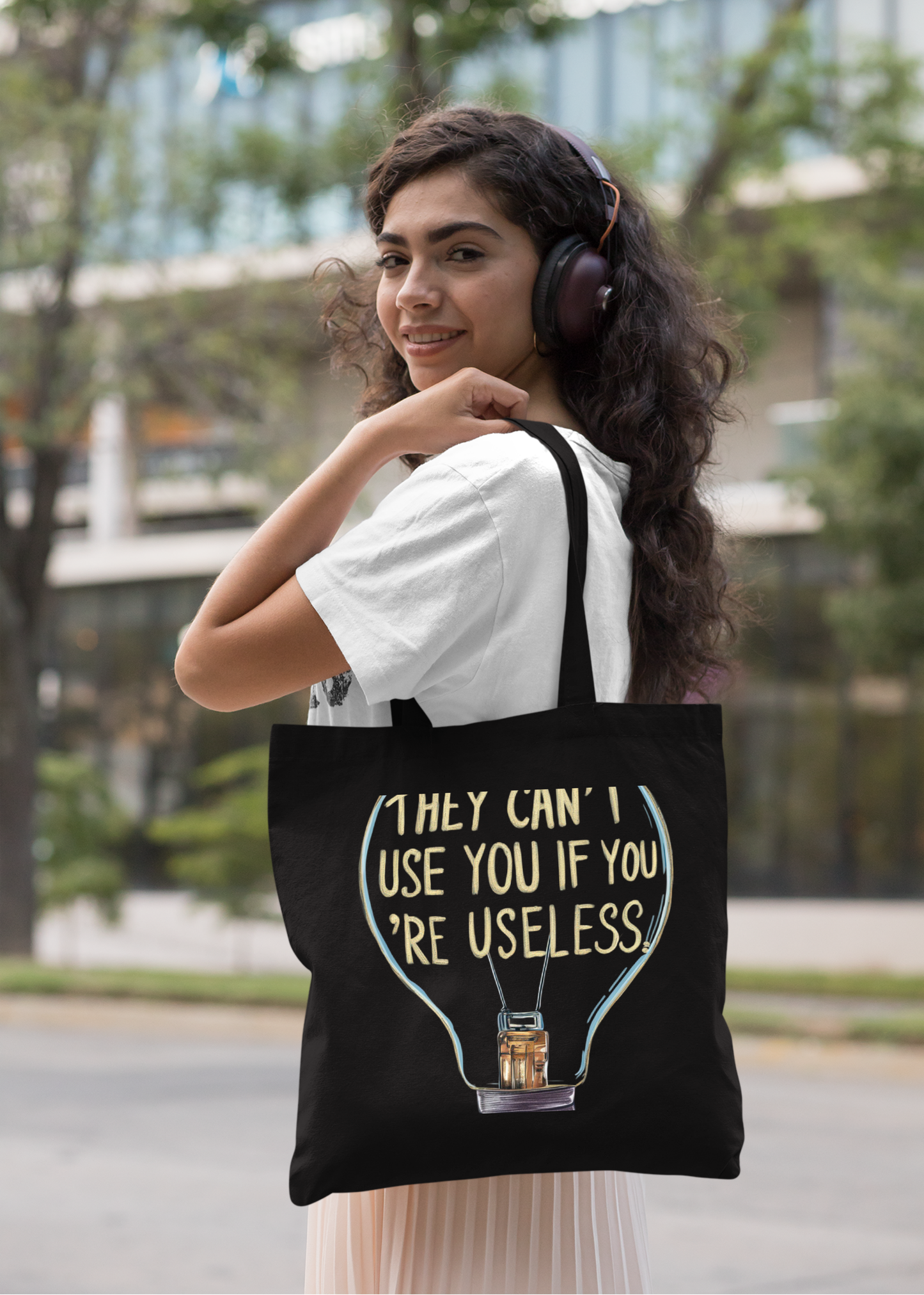 THEY CAN'T USE U by MIGA carry Bags