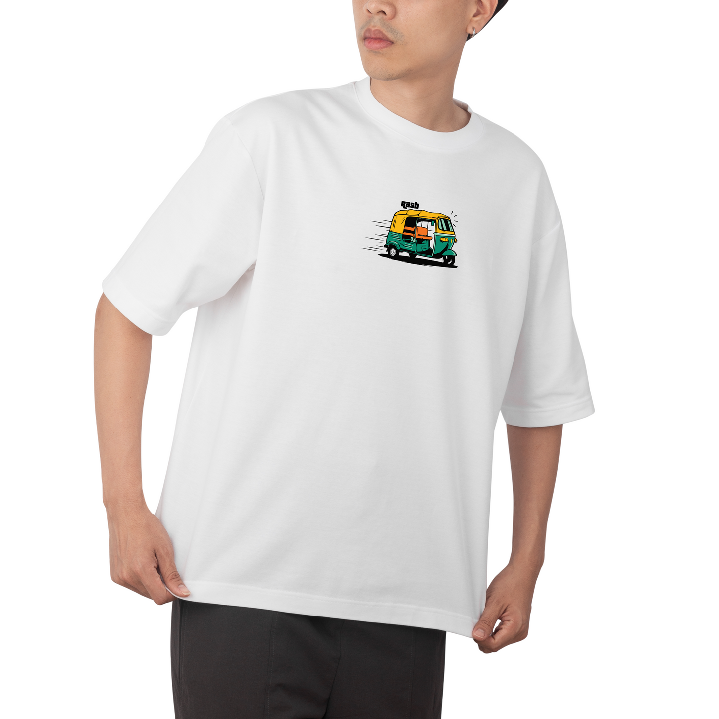 grand theft auto gta Inspired Round Neck Drop Shoulder Oversized T-shirt