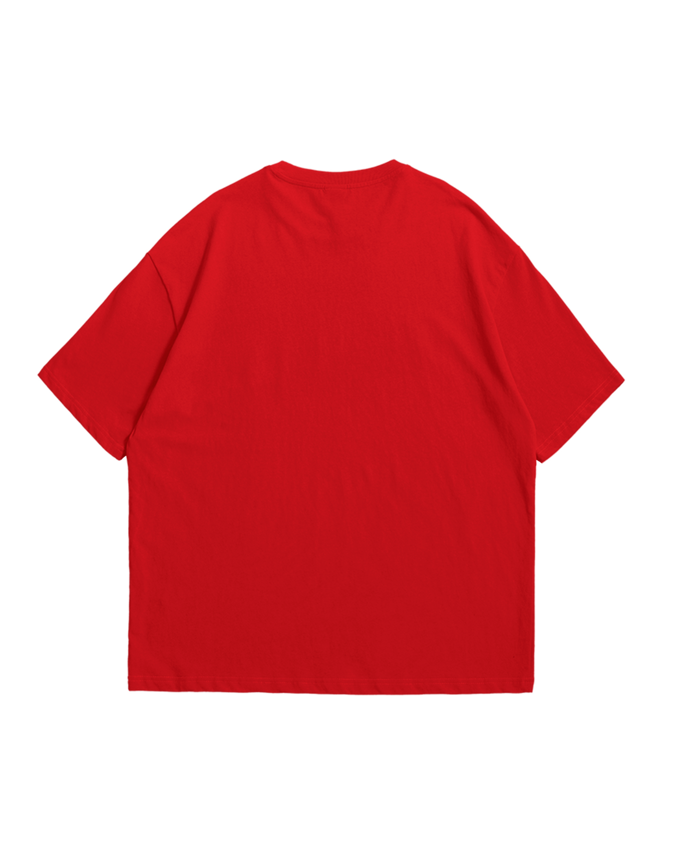 GROW BEYOND- Round Neck Drop Shoulder Graphic Printed Oversized Cotton T-shirt