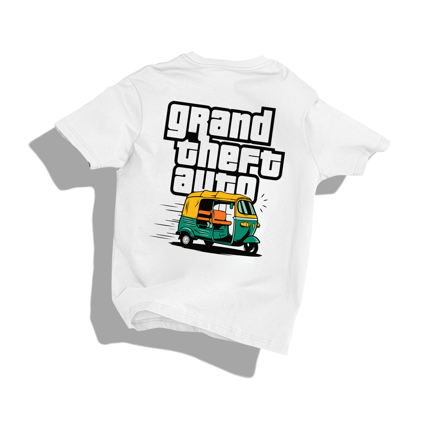 grand theft auto gta Inspired Round Neck Drop Shoulder Oversized T-shirt