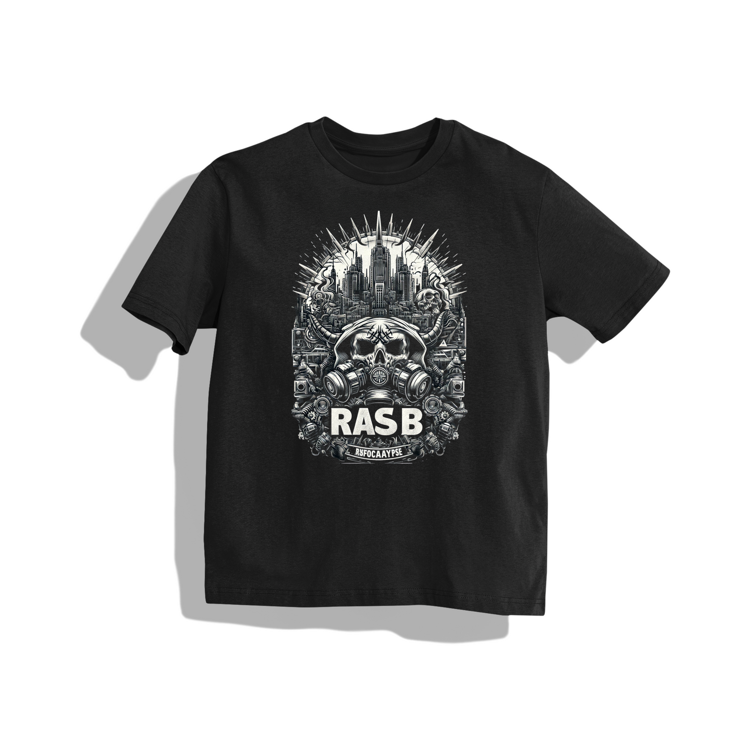 "RASB METALIC 04" Inspired T-Shirt - Round Neck Drop Shoulder Graphic Printed Oversized Cotton T-shirt (Copy)
