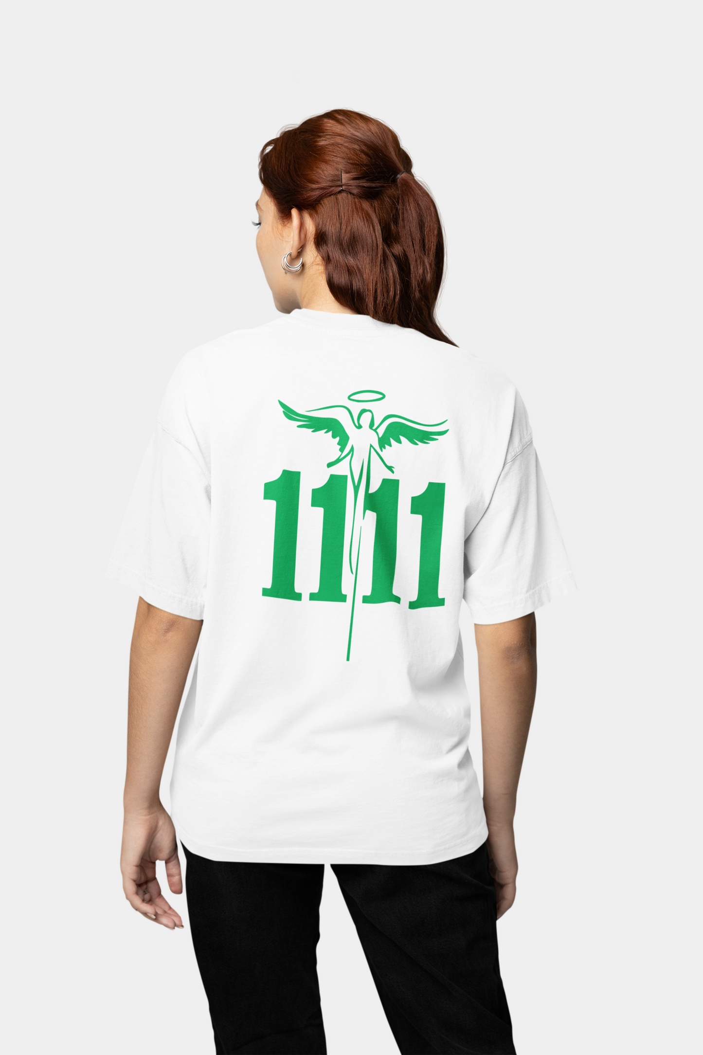 RASB "11:11 Mystery" Round Neck Drop Shoulder Oversized T-shirt