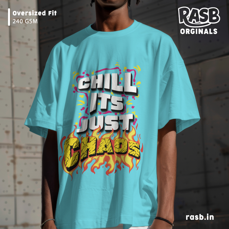 just chill chaos | ARTIST oversized t-shirt