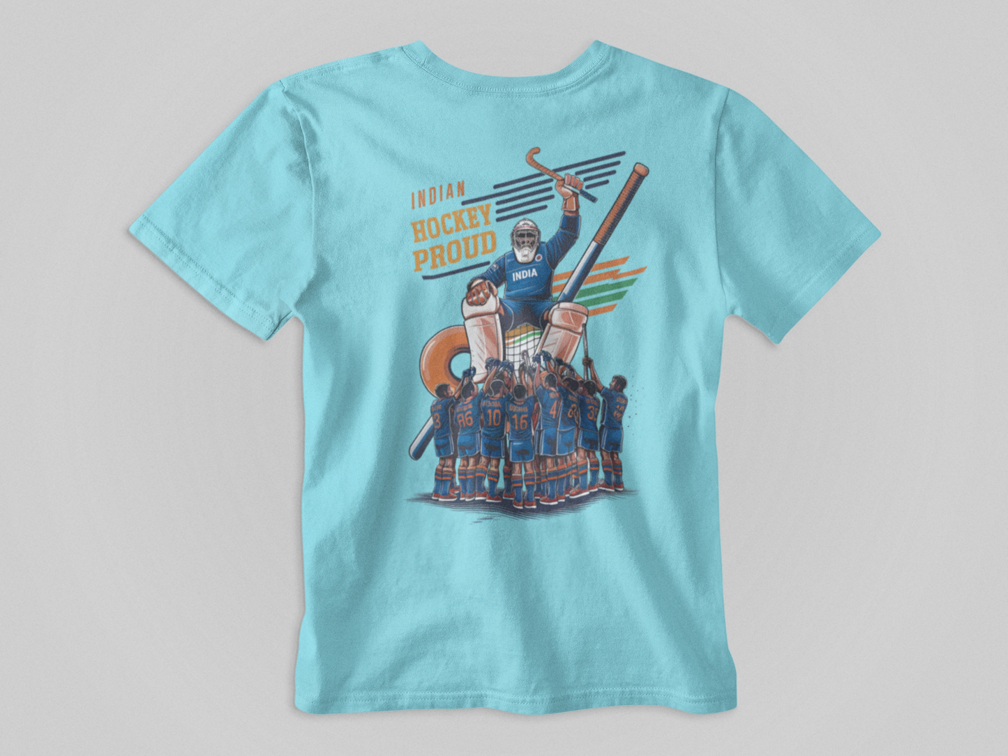 Olympian Sreejesh tribute - Round Neck Oversized Cotton T-shirt