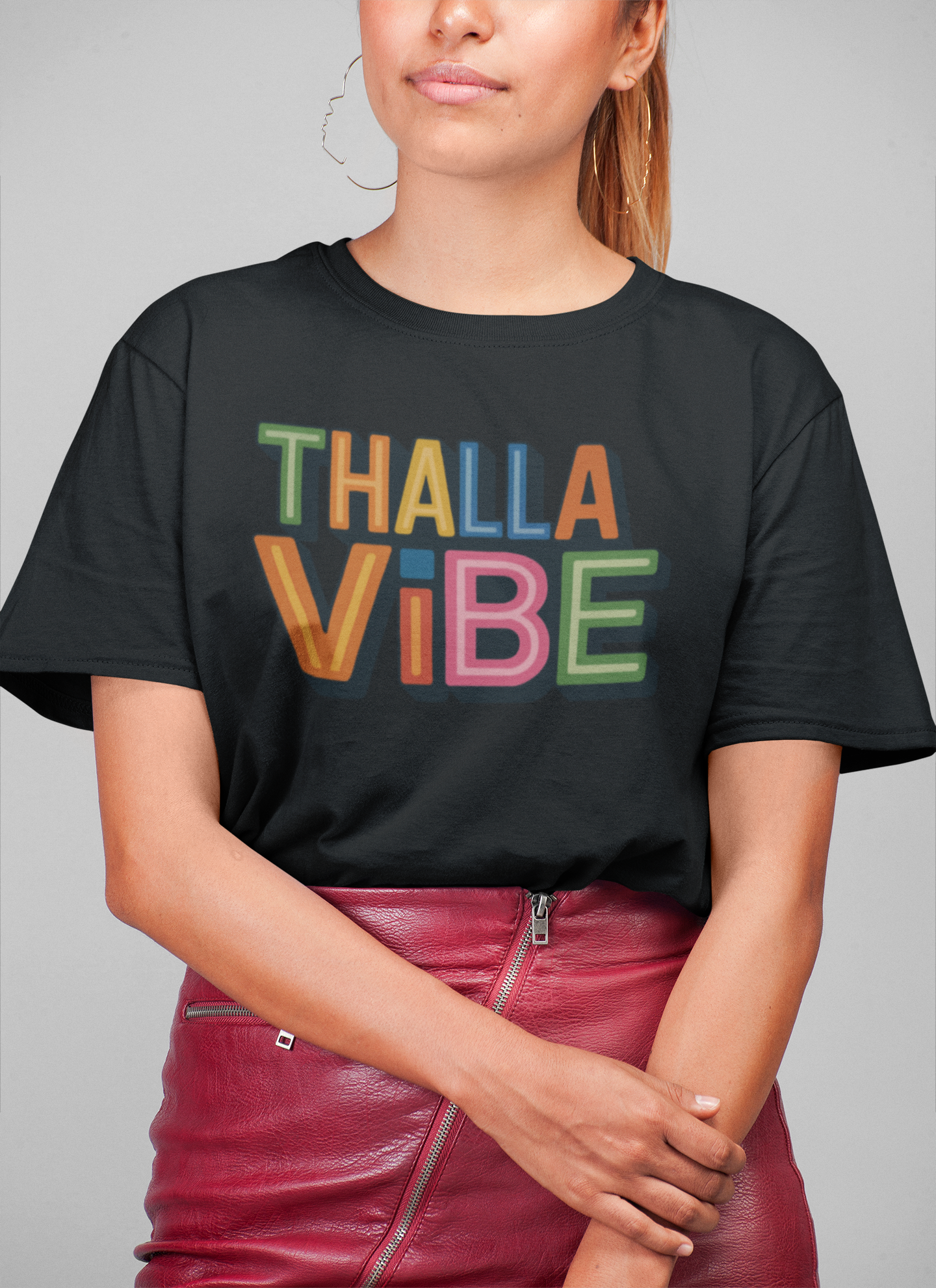 THALLA VIBE T-shirt- MALAYALEE oversized T-shirt