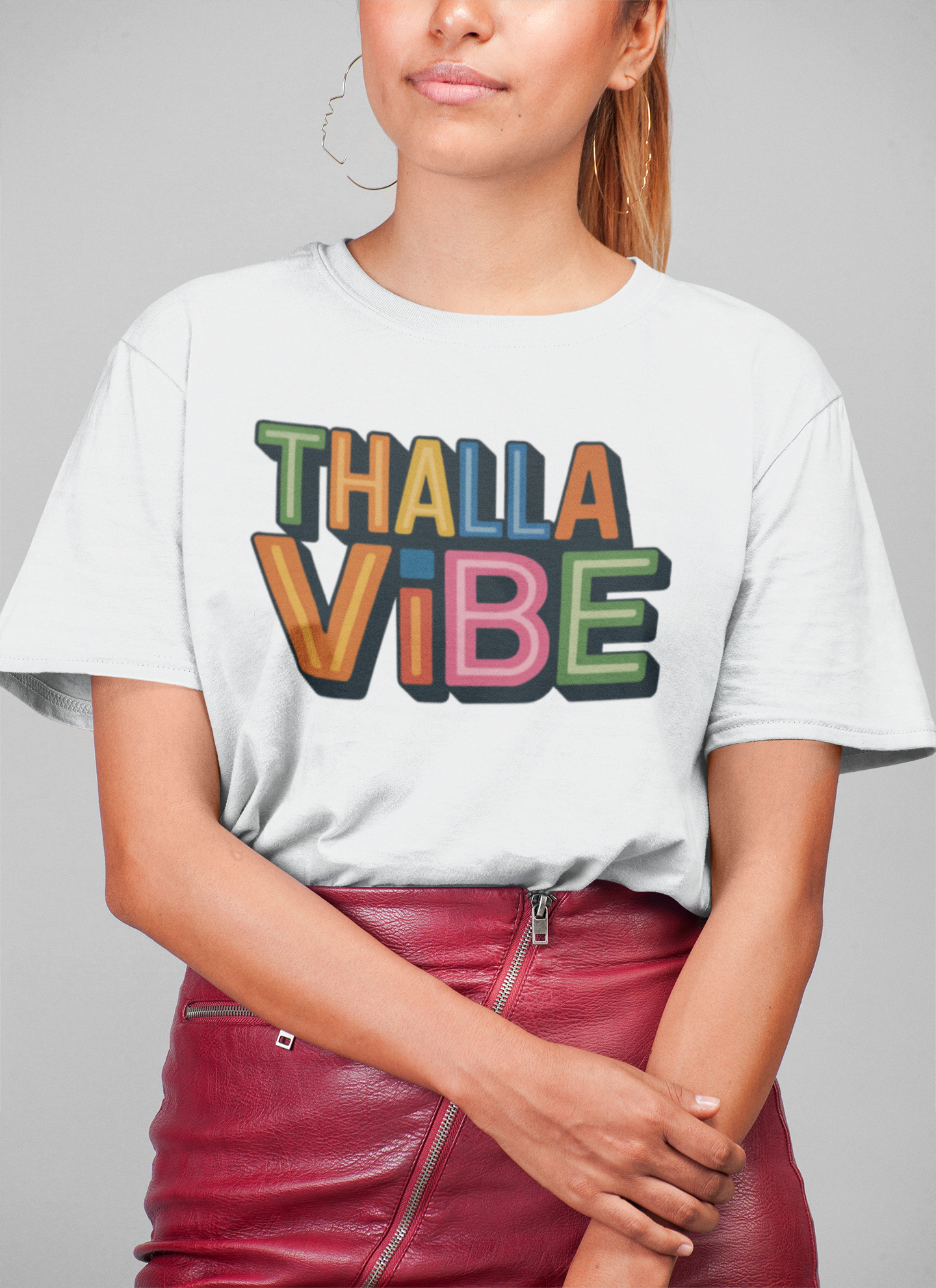 THALLA VIBE T-shirt- MALAYALEE oversized T-shirt