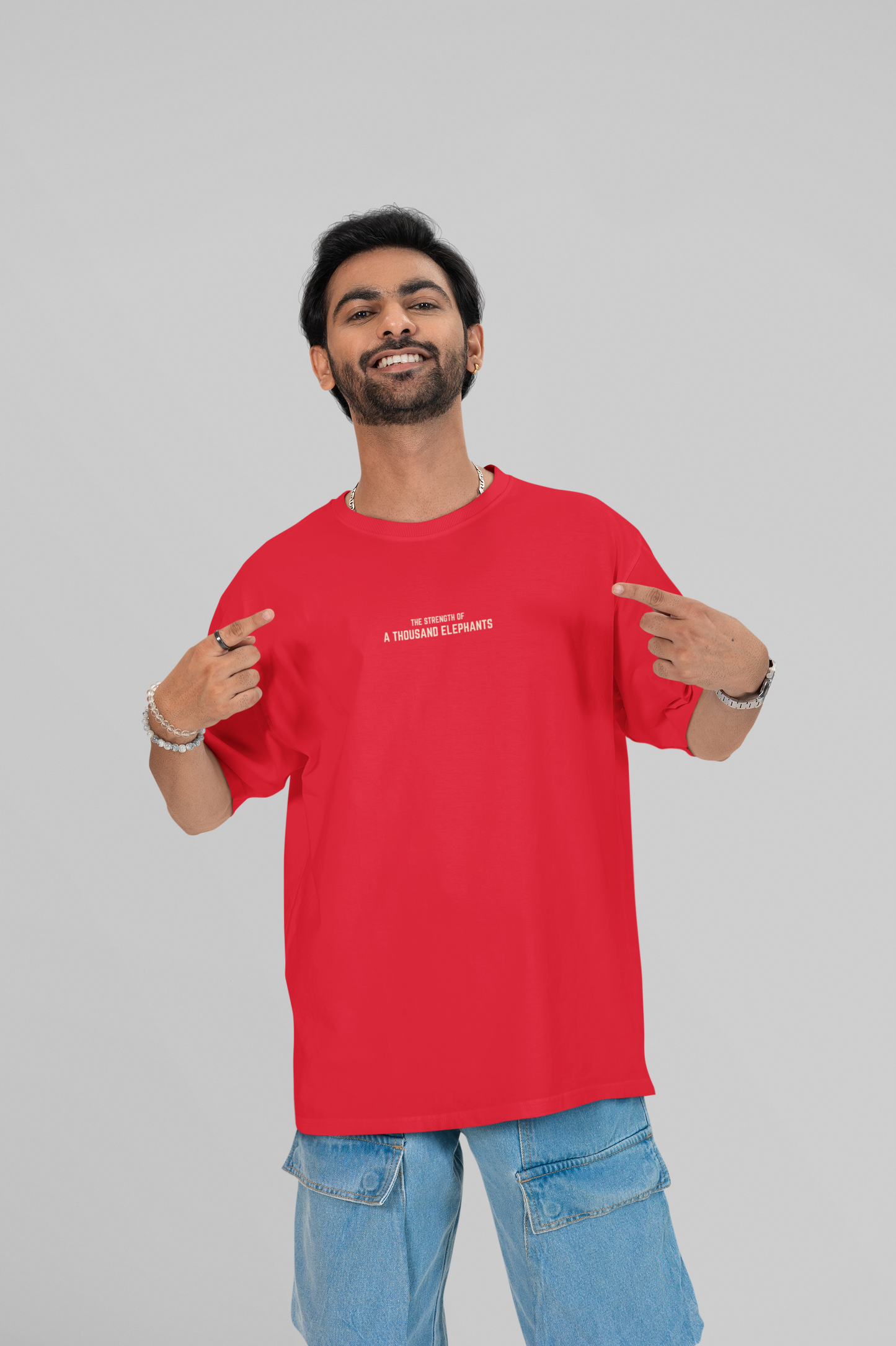 Vaaranam Ayiram movie inspired- Round Neck Drop Shoulder Graphic Printed Oversized Cotton T-shirt