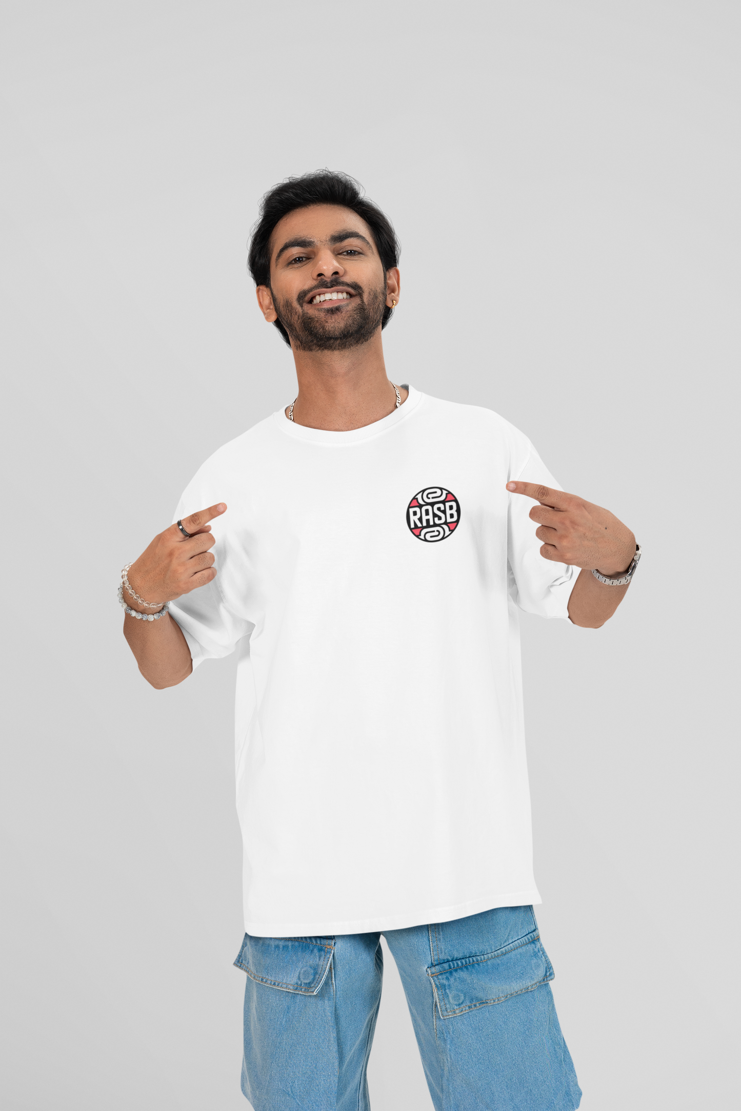 Power Within – He-Inspired Tee - Round Neck Drop Shoulder Graphic Printed Oversized Cotton T-shirt