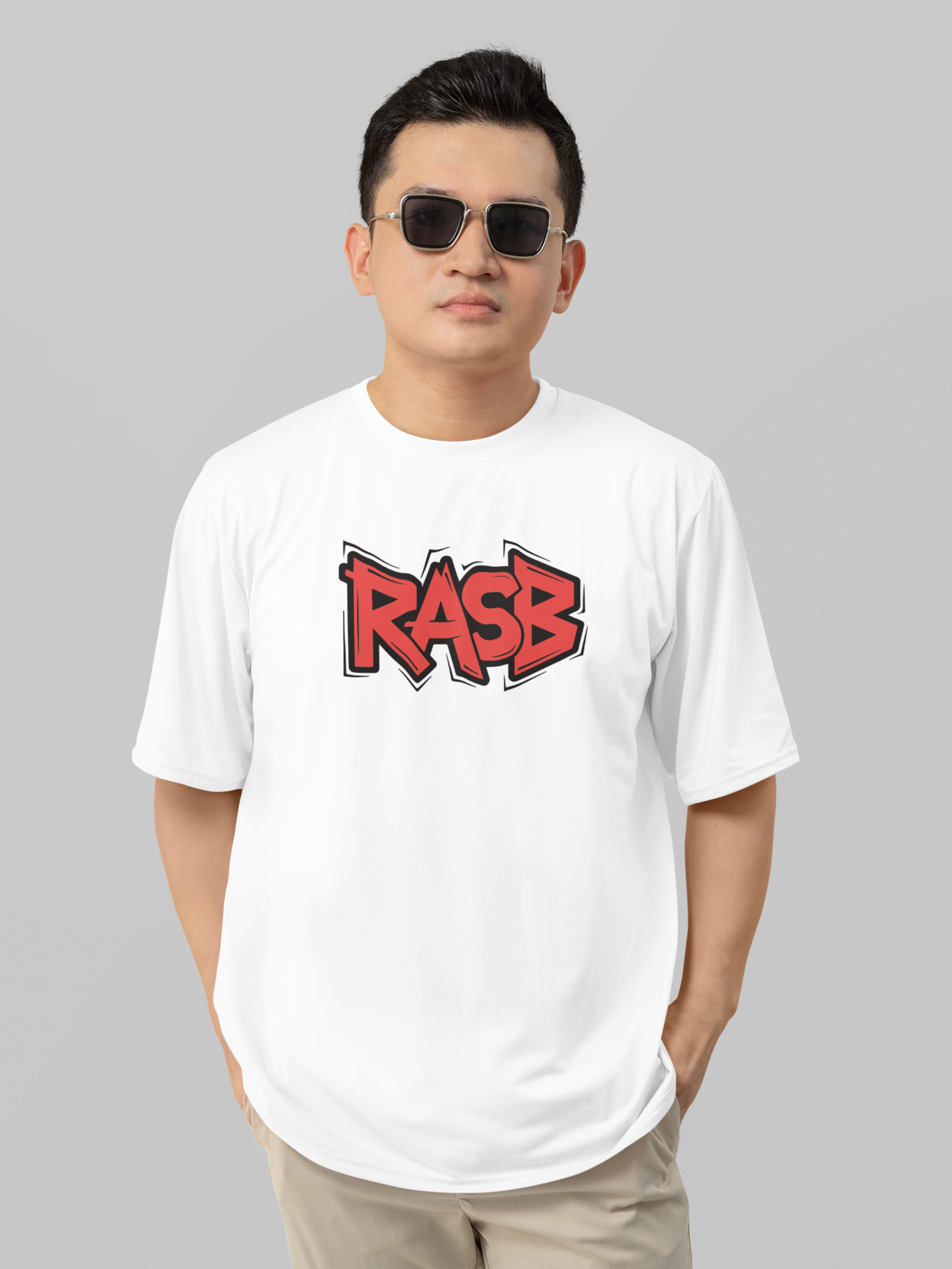 You’ll Never Walk Alone- Round Neck Drop Shoulder Graphic Printed Oversized Cotton T-shirt