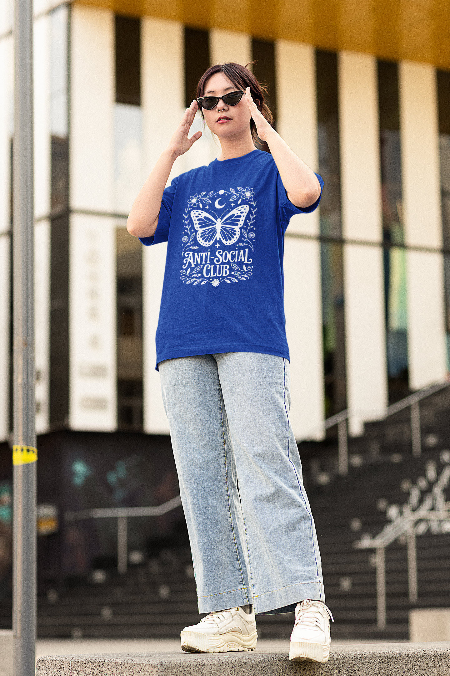 rasb anti-social club Oversized T-shirt