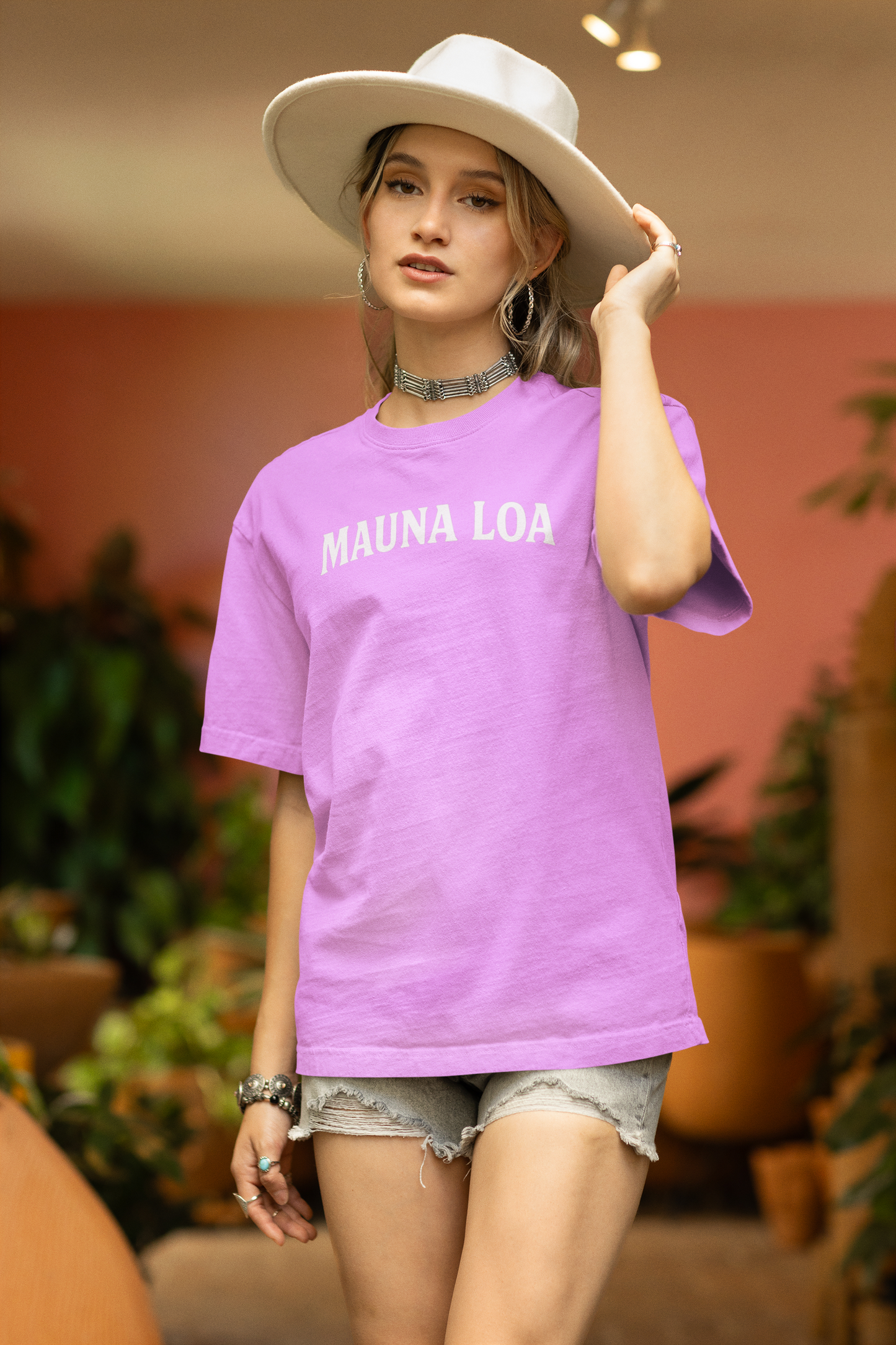 vedan's mauna lova inspired Round Neck Drop Shoulder Graphic Printed Oversized Cotton T-shirt kerala
