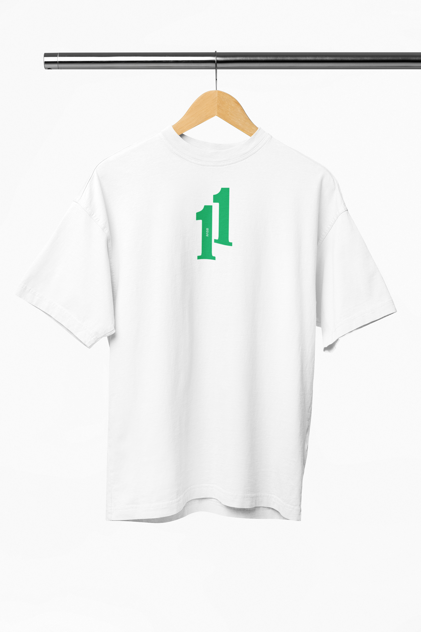 RASB "11:11 Mystery" Round Neck Drop Shoulder Oversized T-shirt