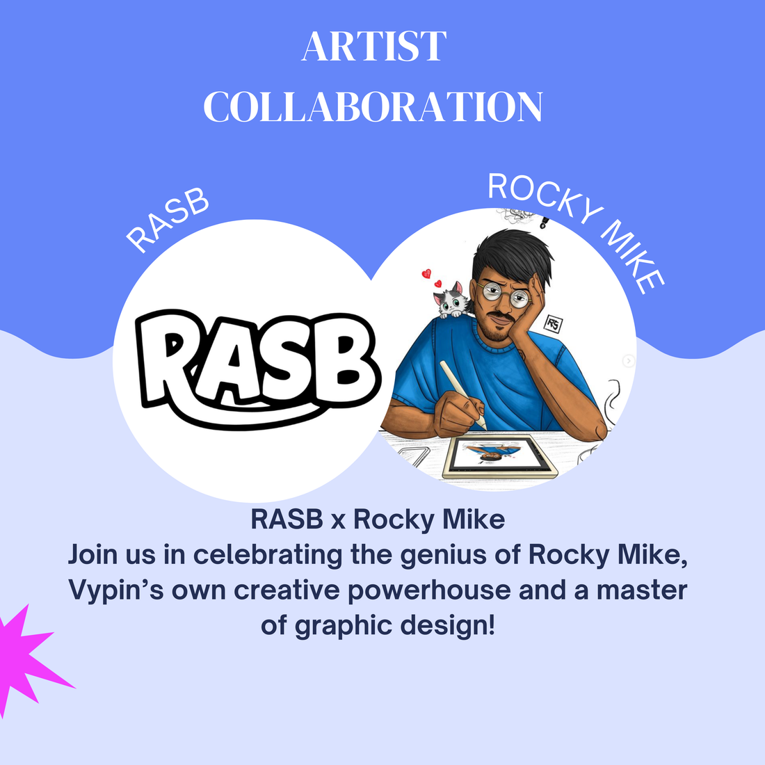 RASB Teams Up with Top-Selling Graphic Designer Rocky Mike for Exclusive Collection