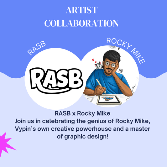 RASB Teams Up with Top-Selling Graphic Designer Rocky Mike for Exclusive Collection