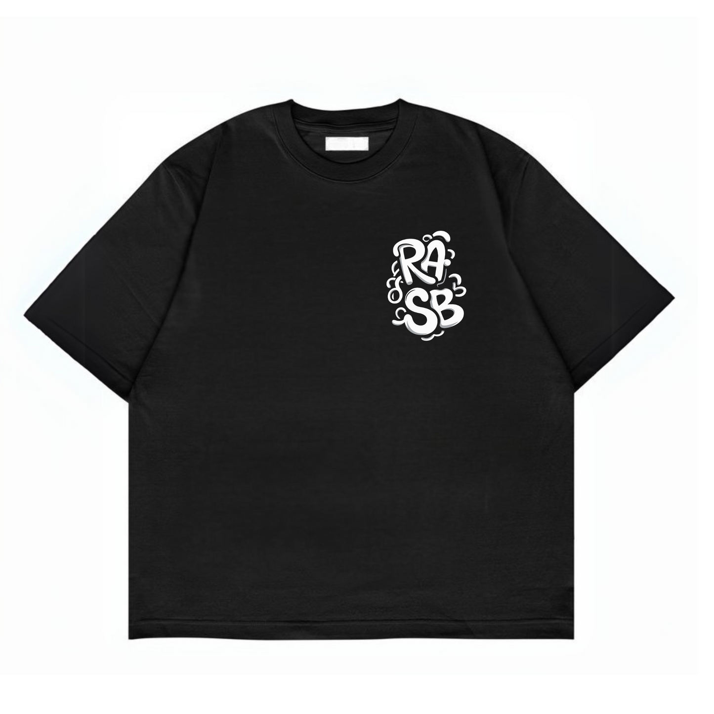 RASB’s Shanthi People Tee - Round Neck Drop Shoulder Graphic Printed Oversized Cotton T-shirt
