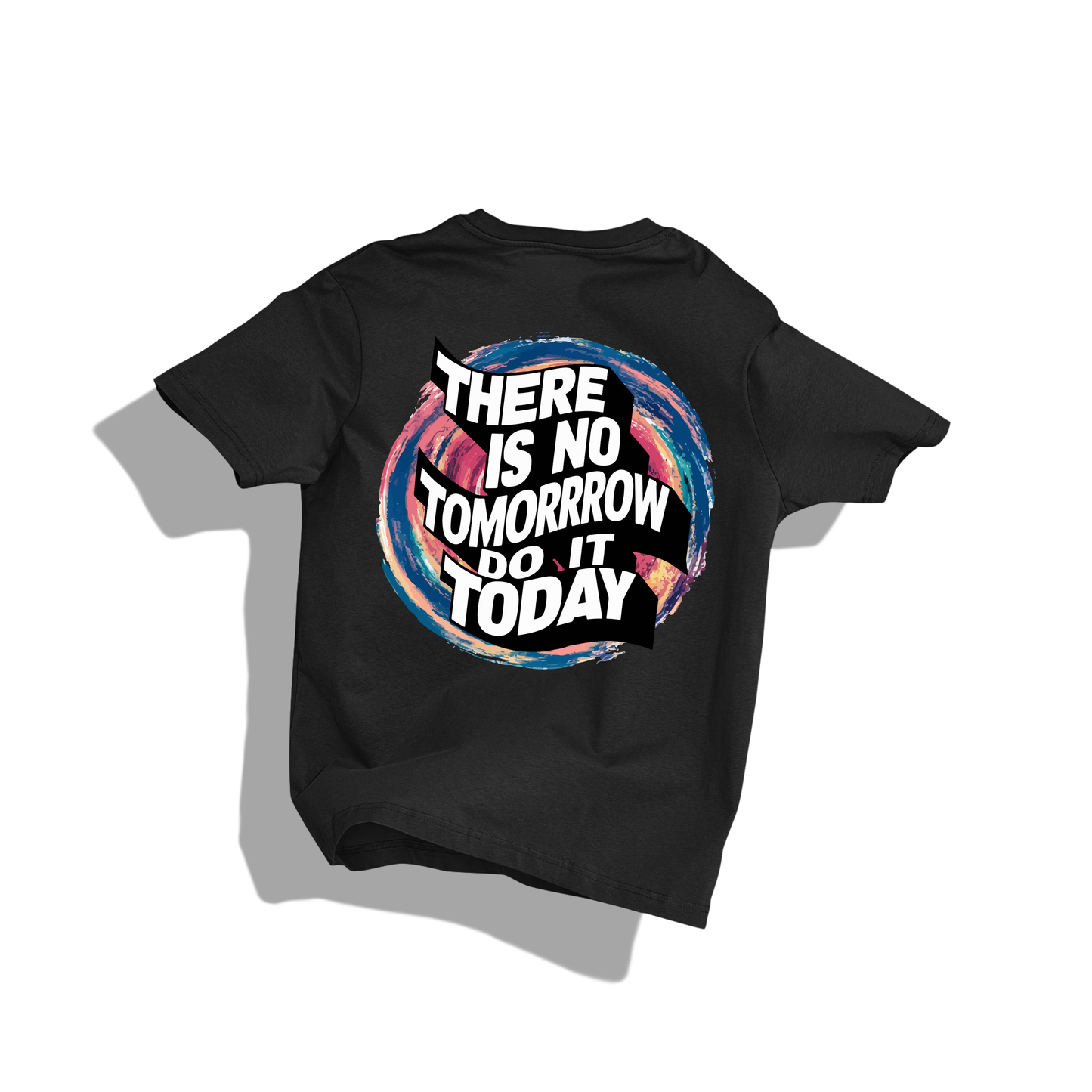 RASB’s "No Tomorrow" T-Shirt - Round Neck Drop Shoulder Graphic Printed Oversized Cotton T-shirt