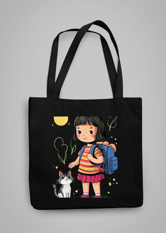 KID AND CAT by MIGA carry Bags