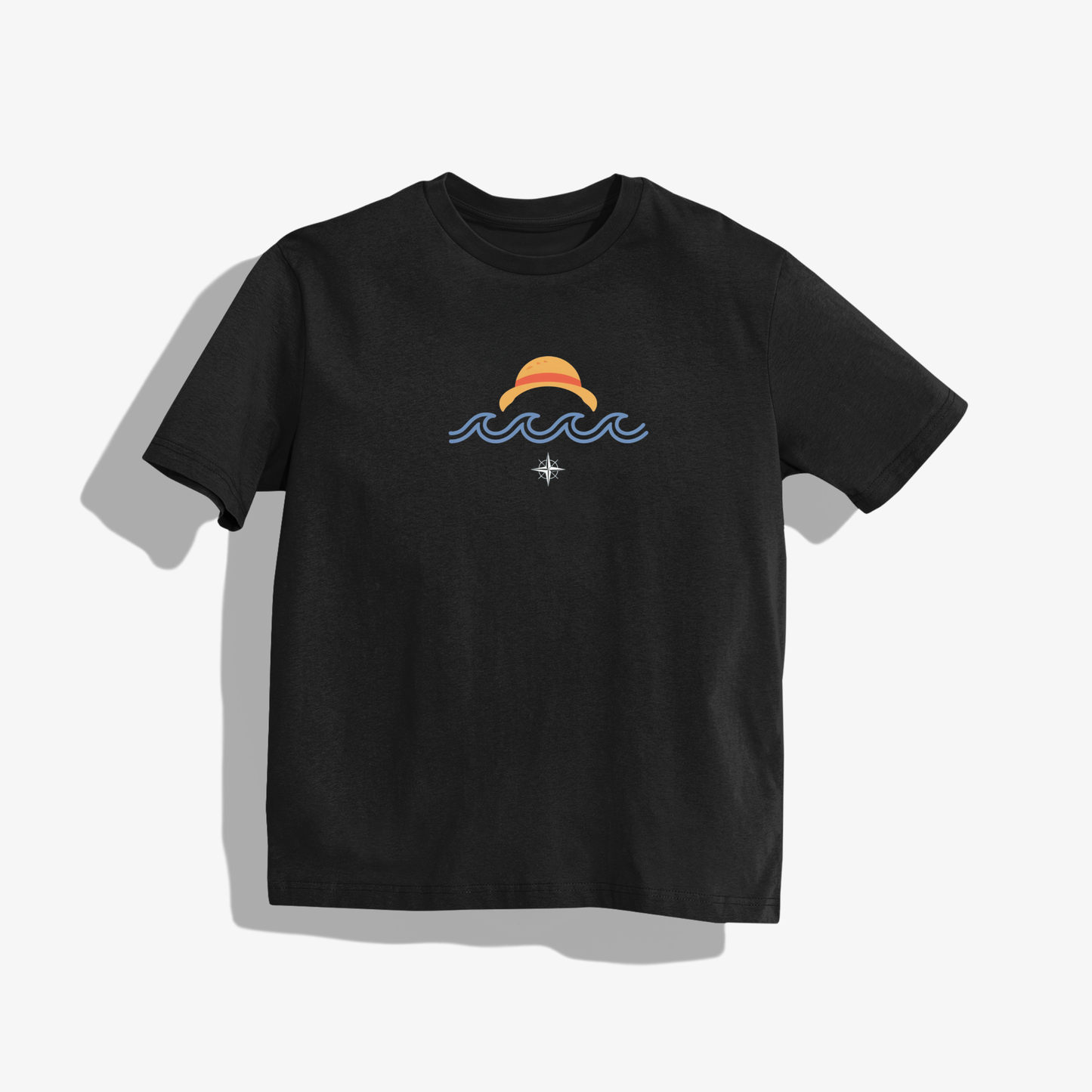 Super one T-Shirt - Round Neck Drop Shoulder Graphic Printed Oversized Cotton T-shirt