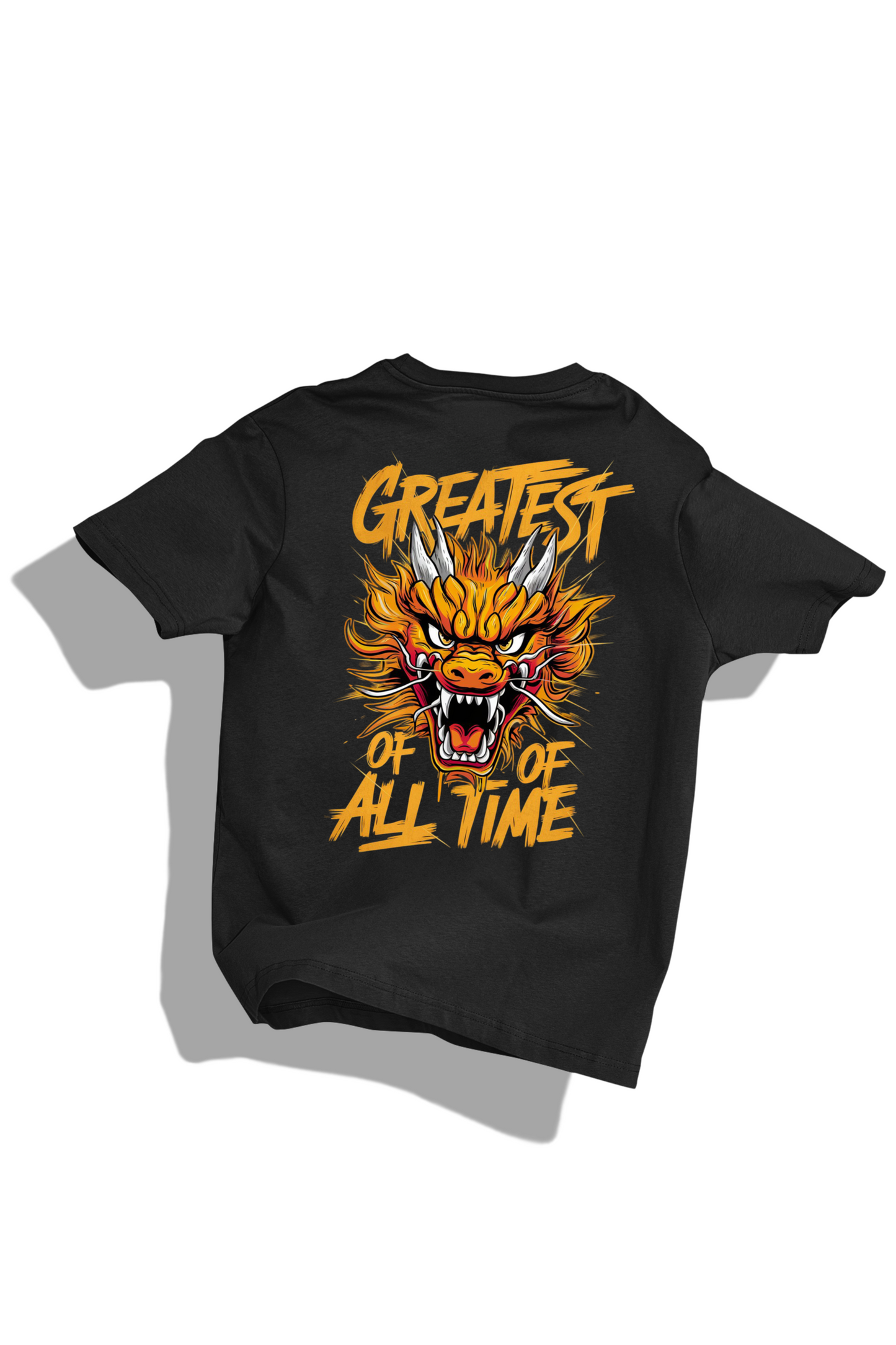 RASB’s Greatest of All Time T-Shirt - Round Neck Drop Shoulder Graphic Printed Oversized Cotton T-shirt