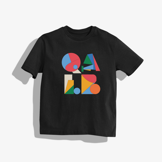 seven colors of love qalb movie malayalam inspired  - Round Neck Drop Shoulder Graphic Printed Oversized Cotton T-shirt