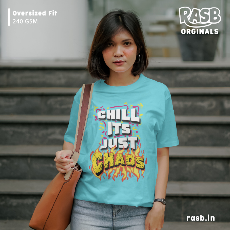just chill chaos | ARTIST oversized t-shirt