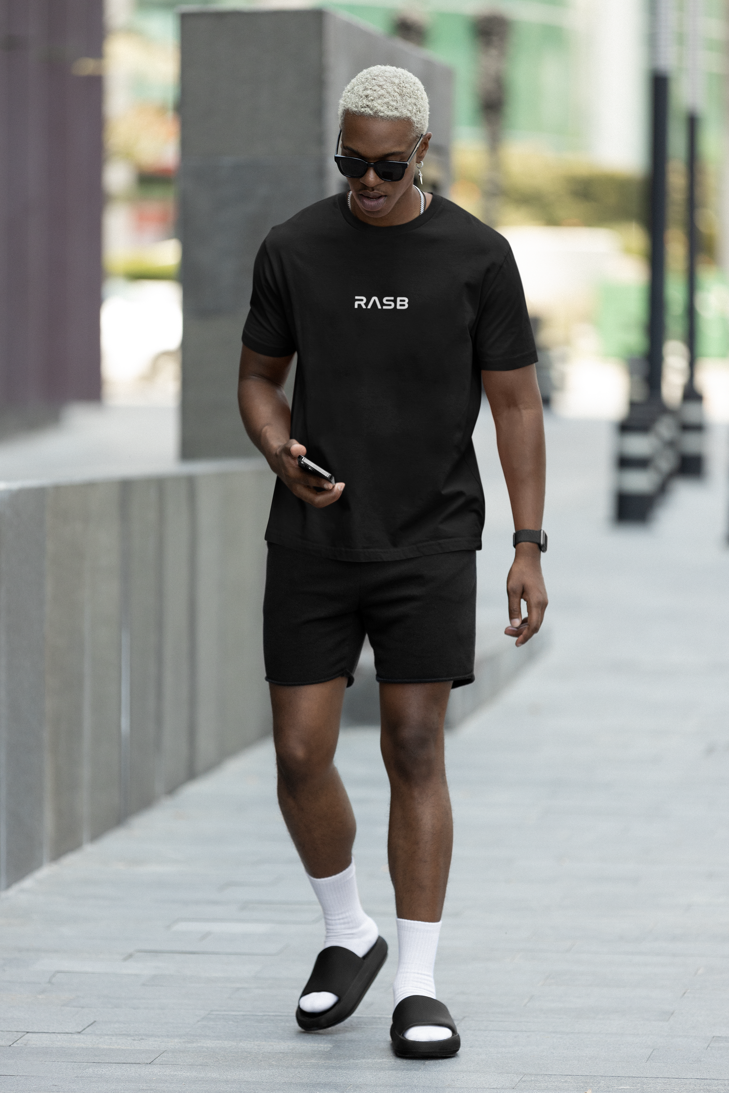 RASB’s "Lost in Reality" T-Shirt - Round Neck Drop Shoulder Graphic Printed Oversized Cotton T-shirt