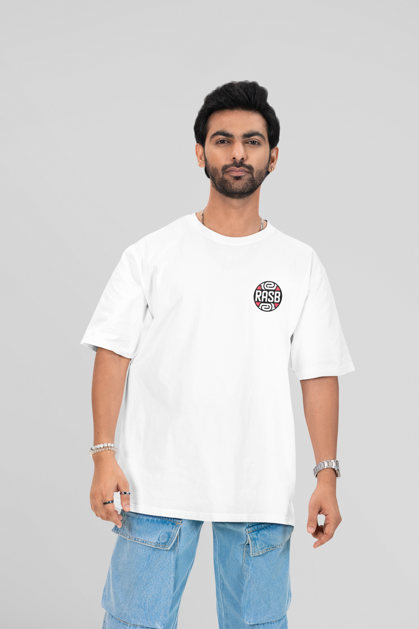 Power Within – He-Inspired Tee - Round Neck Drop Shoulder Graphic Printed Oversized Cotton T-shirt